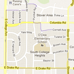 South College Heights Neighborhood Boundaries